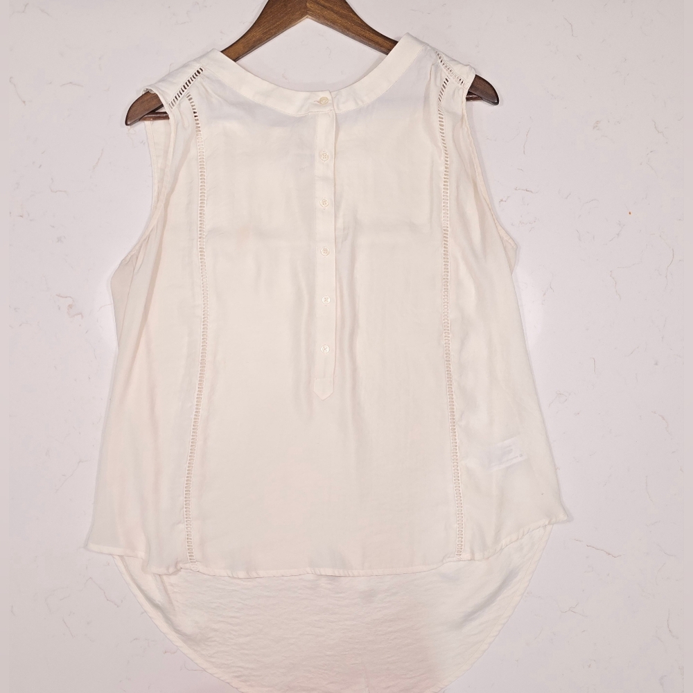 Merona Women's Sleeveless‎ Cream Blouse Size XXL
